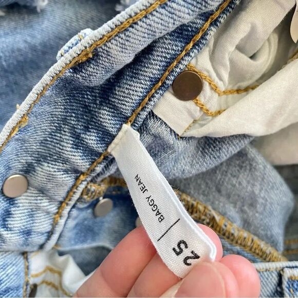 PacSun Distressed High Waisted Baggy Jeans - Picture 6 of 7